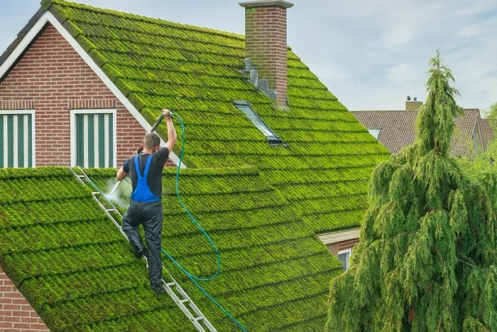 Démoussage de toiture et entretien des gouttières à Lille 59000